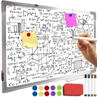 Maaleo magnetická nasucho stíratelná tabule s doplňky 60 x 40 cm