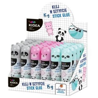 Kidea školní lepidlo tyčinka zvřátko 3 druhy 15g