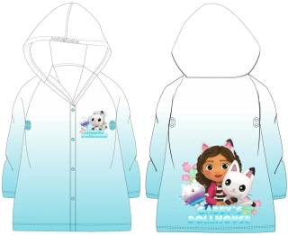 Dívčí pláštěnka Gabby´s Dollhouse modrá