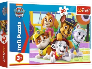 Puzzle Tlapková patrola vždy včas 30 dílků