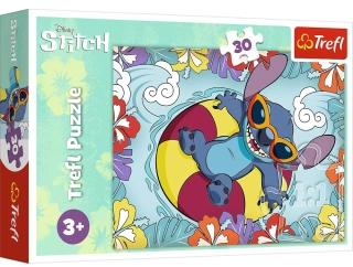 Puzzle Lilo a Stitch na dovolené 30 dílků