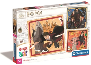 Puzzle Harry Potter 3 x 48 dílků