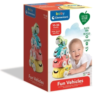 Clemmy Baby skládací stohovací autíčka