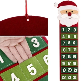 Ruhhy závěsný adventní kalendář 67,5 cm