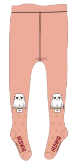 Dívčí punčocháče Harry Potter sova Hedvika oranžové