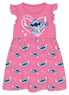 Dívčí šaty Disney Stitch růžové