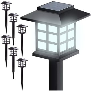 Gardlov solární zahradní lampy domečky sada 6 ks