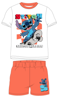 Chlapecké letní pyžamo Stitch oranžové
