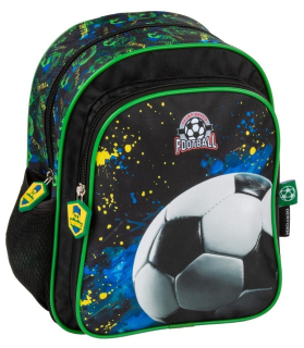 Batoh s přední kapsou fotbal