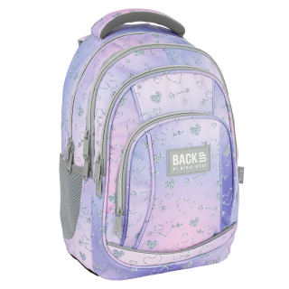 Backup školní, studenstký batoh srdce
