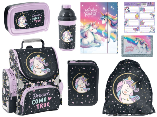 Paso zvýhodněná školní sada s aktovkou Unicorn 8ks