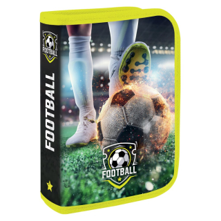 Školní jednopatrový penál s výbavou Football