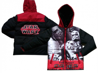Zimní bunda Star Wars černá