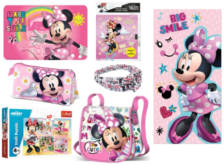 Zvýhodněná sada Minnie Mouse s kabelkou 7ks