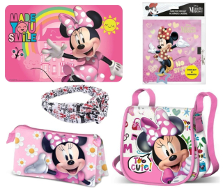 Zvýhodněná sada Minnie Mouse s kabelkou 5ks