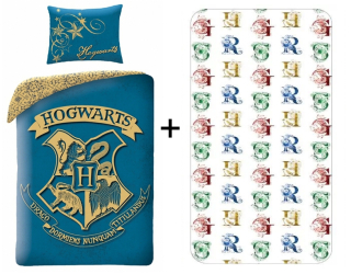 Sada Harry Potter povlečení a prostěradlo