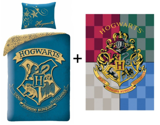 Sada Harry Potter povlečení a fleecová deka