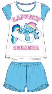 DÍVČÍ LETNÍ PYŽAMO MY LITTLE PONY modré