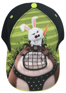 CHLAPECKÁ KŠILTOVKA TAJNÝ ŽIVOT MAZLÍČKŮ černá