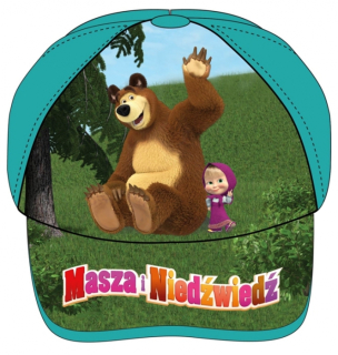 CHLAPECKÁ KŠILTOVKA MÁŠA A MEDVĚD světle modrá