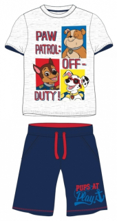 CHLAPECKÉ LETNÍ PYŽAMO PAW PATROL šedé
