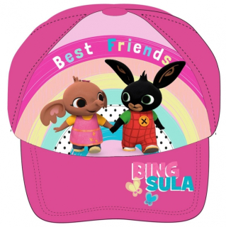 DÍVČÍ KŠILTOVKA KRÁLÍČEK BING tmavě růžová