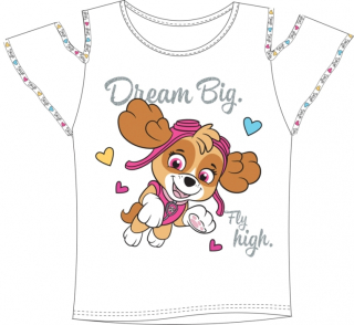 DÍVČÍ TRIČKO PAW PATROL SKYE DREAM BIG