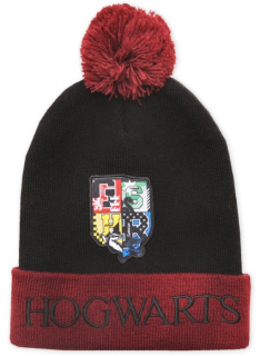 CHLAPECKÁ ZIMNÍ ČEPICE HARRY POTTER HOGWARTS