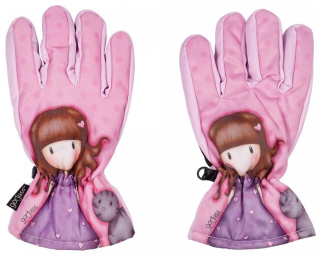 DÍVČÍ ZIMNÍ LYŽAŘSKÉ RUKAVICE GORJUSS SANTORO růžové