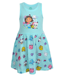 Dívčí šaty Gabby´s Dollhouse modré