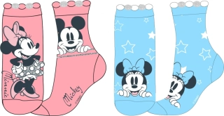 Dívčí ponožky Disney Minnie a Mickey Mouse sada 2 ks