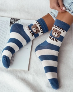 Dámské ponožky Teddy Bear modré